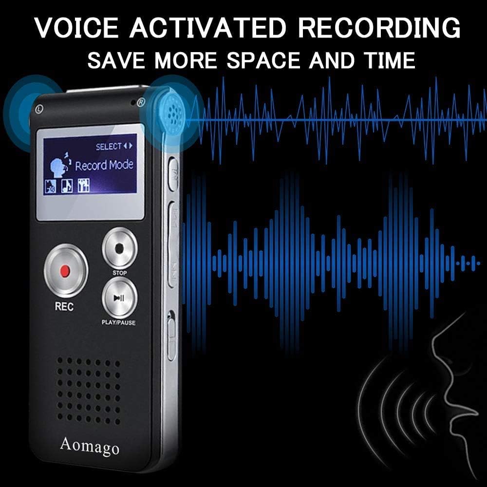 Aomago 32GB Digital Voice Recorder Review