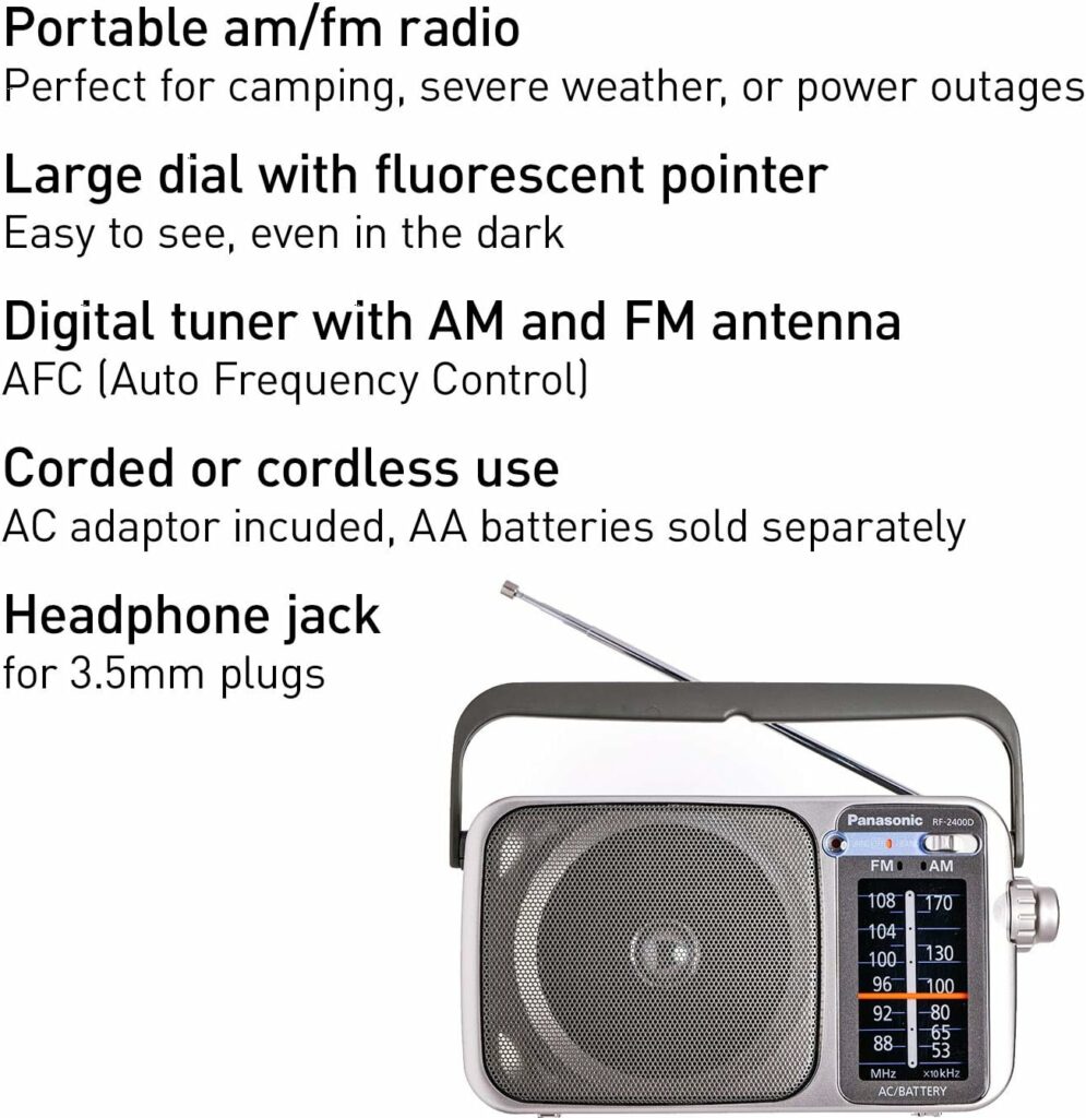 Panasonic Portable AM / FM Radio Review