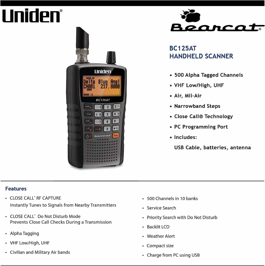 Uniden Bearcat BC125AT Review