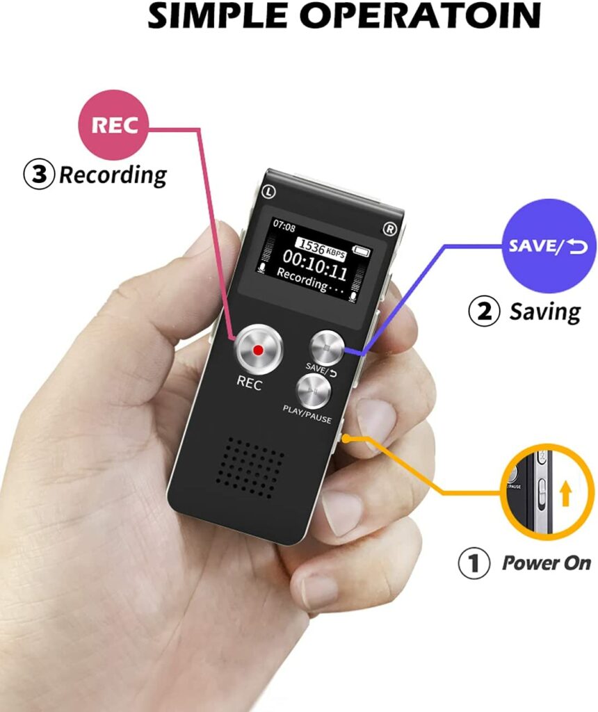 Digital Voice Recorder 16GB Review