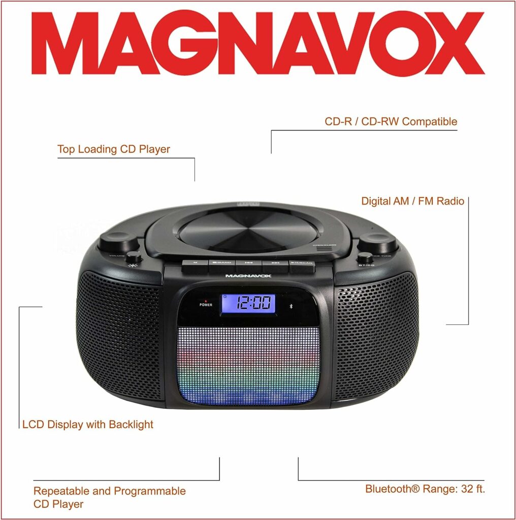 Magnavox MD6972 Portable CD Boombox Review