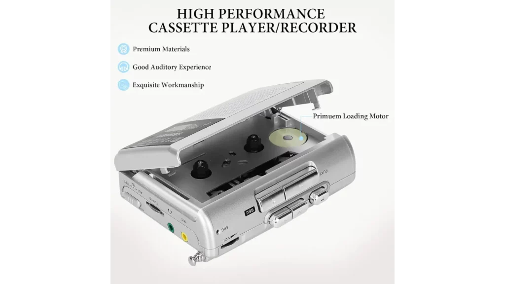 SEMIER Portable Cassette Player Recorder Review 6